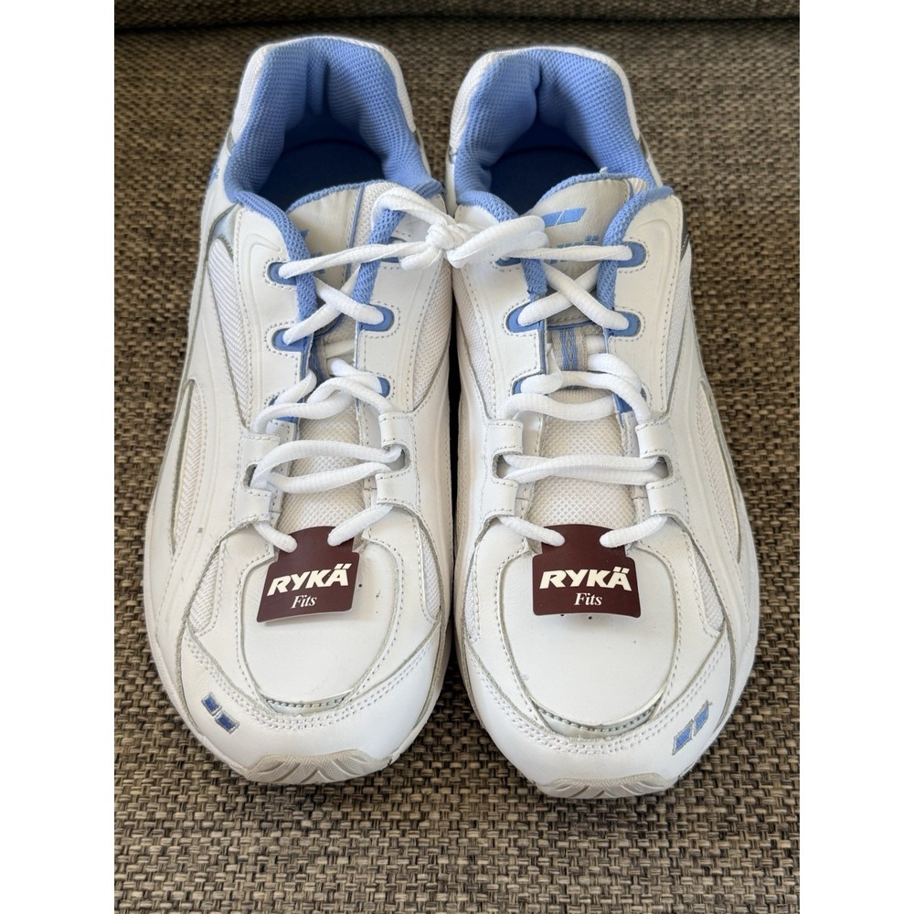 Ryka Sport Performance Nitrocel Sneakers - Women's Sz 10W. White/Navy